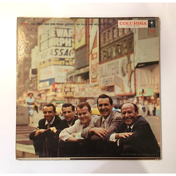 The Four Lads Sing Frank Loesser LP Vinyl Records (1957) Columbia CL 1045 - Picture 2 of 8